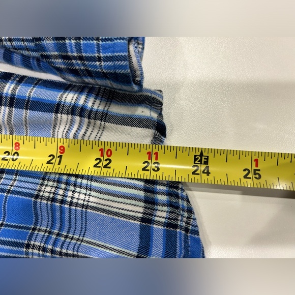 So Lightweight Flannel Dark Blue Women’s Small - Picture 7 of 7